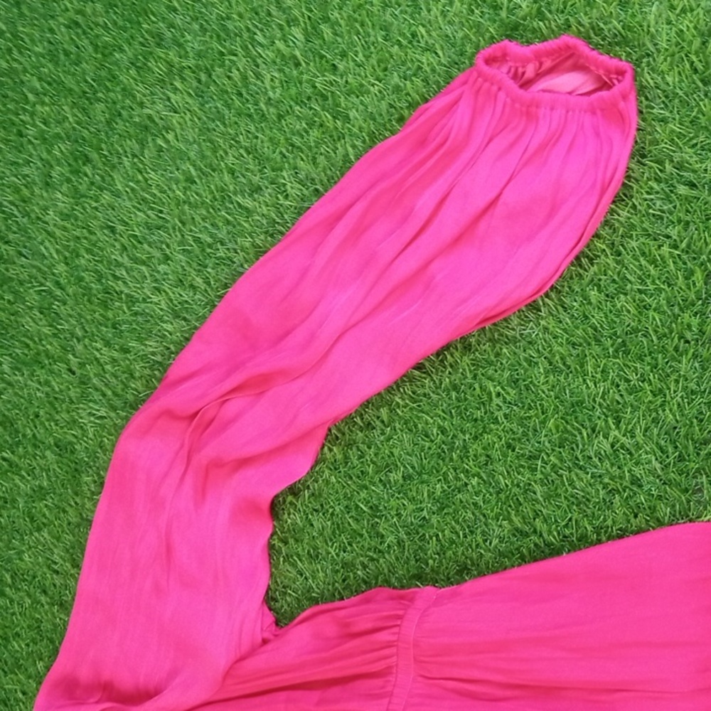 💩 The Drop Shelly Hot Pink Long Dress - Picture 4 of 6